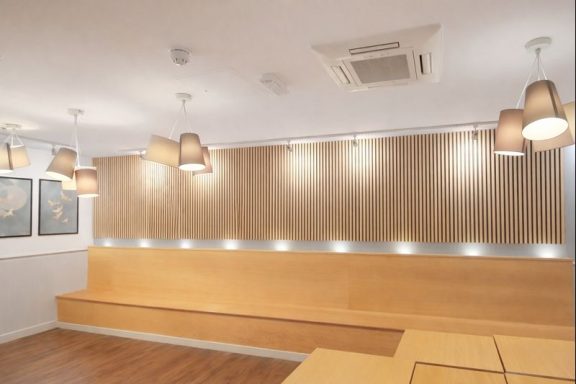 After - New wall cladding